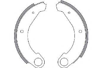 SPIDAN 30423 Комплект гальмівних колодок