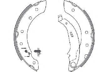 SPIDAN 33537 Комплект гальмівних колодок