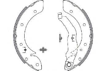 SPIDAN 33633 Комплект гальмівних колодок
