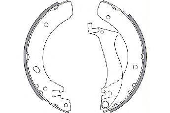 SPIDAN 33962 Комплект гальмівних колодок