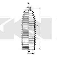 SPIDAN 84001 Пильовик, рульове управління