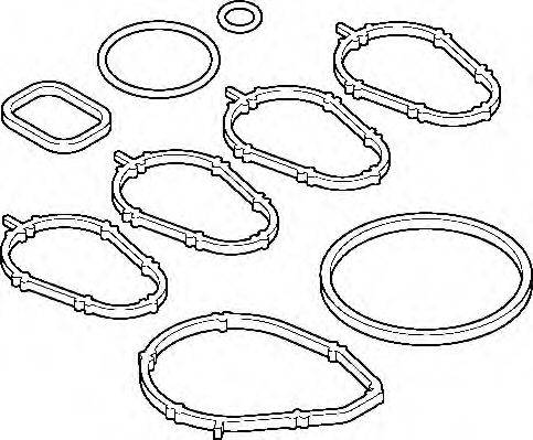 ELRING 728670 Комплект прокладок, впускний колектор