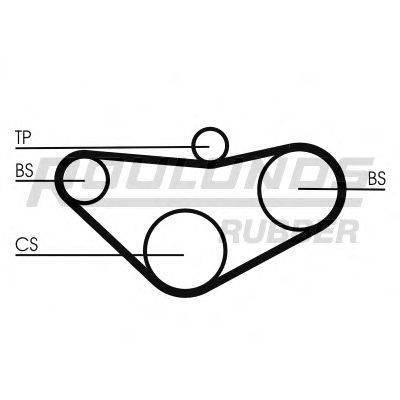 ROULUNDS RUBBER RR1262K1 Комплект ременя ГРМ