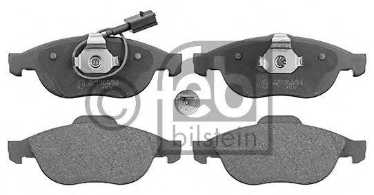 FEBI BILSTEIN 116014 Комплект гальмівних колодок, дискове гальмо