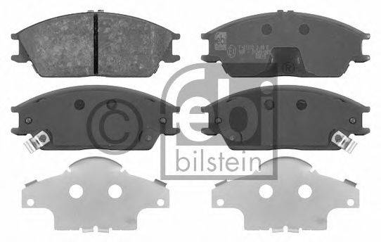 FEBI BILSTEIN 16683 Комплект гальмівних колодок, дискове гальмо