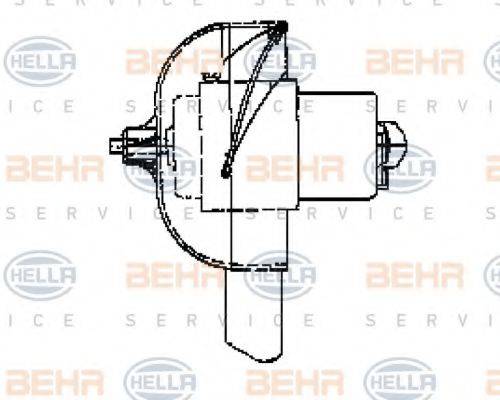 BEHR HELLA SERVICE 8EW009160321 Вентилятор салону