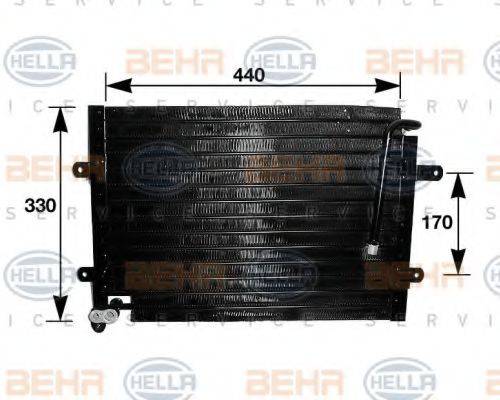 BEHR HELLA SERVICE 8FC351036471 Конденсатор, кондиціонер