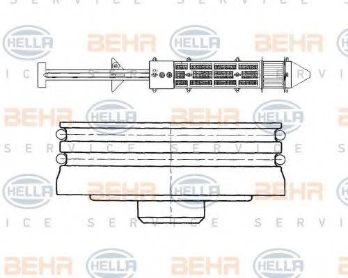 BEHR HELLA SERVICE 8FT351197381 Осушувач, кондиціонер