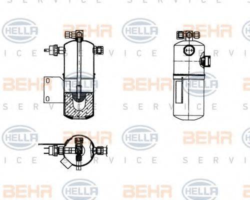 BEHR HELLA SERVICE 8FT351198181 Осушувач, кондиціонер