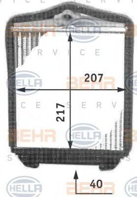 BEHR HELLA SERVICE 8FH351311691 Теплообмінник, опалення салону