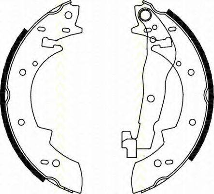 TRISCAN 810010307 Комплект гальмівних колодок