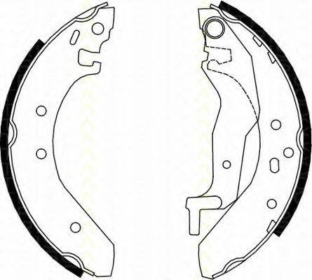 TRISCAN 810010527 Комплект гальмівних колодок