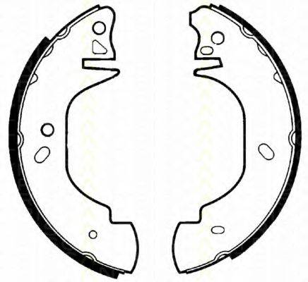 TRISCAN 810016570 Комплект гальмівних колодок