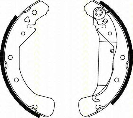 TRISCAN 810024589 Комплект гальмівних колодок