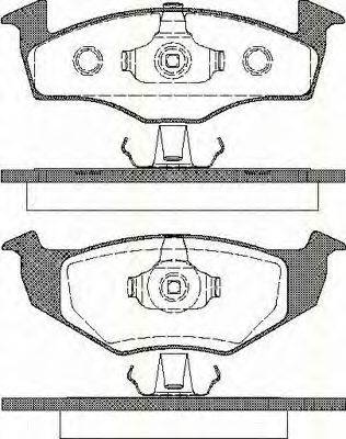 TRISCAN 811029004 Комплект гальмівних колодок, дискове гальмо