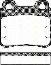 TRISCAN 811065001 Комплект гальмівних колодок, дискове гальмо
