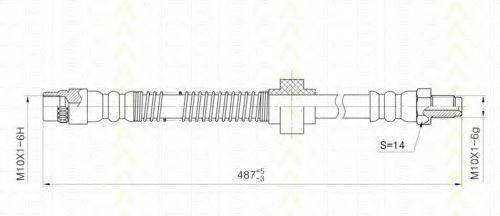 TRISCAN 815038108 Гальмівний шланг