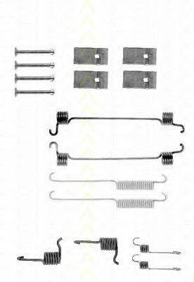 TRISCAN 8105162544 Комплектуючі, гальмівна колодка