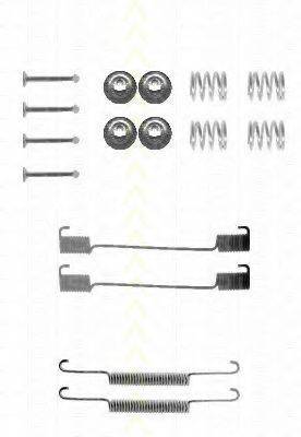 TRISCAN 8105172465 Комплектуючі, гальмівна колодка
