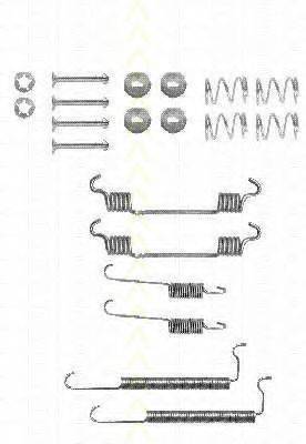 TRISCAN 8105242563 Комплектуючі, гальмівна колодка