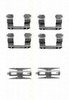 TRISCAN 8105431618 Комплектуючі, колодки дискового гальма