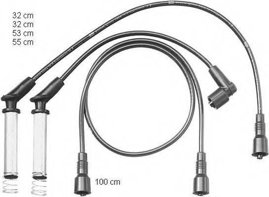 BERU ZEF1121 Комплект дротів запалювання