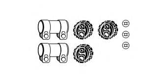 HJS 82224685 Монтажний комплект, система випуску