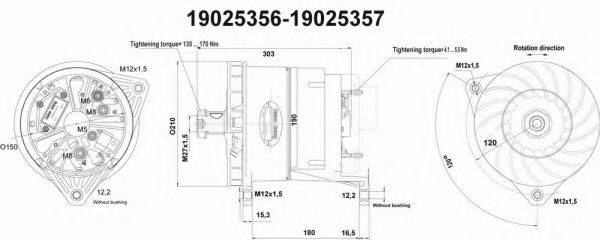 DELCO REMY 19025356 Генератор