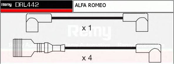 DELCO REMY DRL442 Комплект дротів запалювання