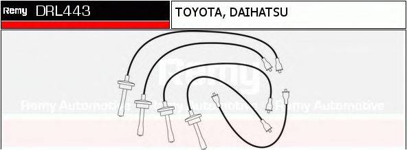 DELCO REMY DRL443 Комплект дротів запалювання