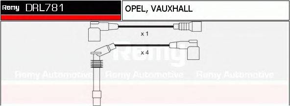 DELCO REMY DRL781 Комплект дротів запалювання