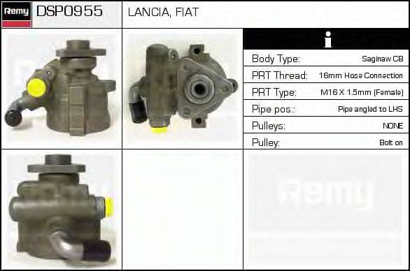 DELCO REMY DSP0955 Гідравлічний насос, кермо