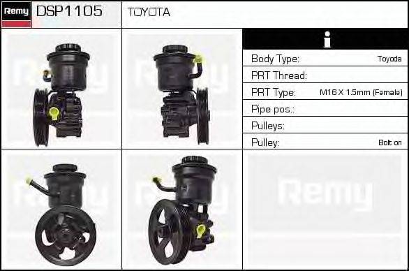 DELCO REMY DSP1105 Гідравлічний насос, кермо