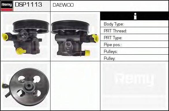 DELCO REMY DSP1113 Гідравлічний насос, кермо