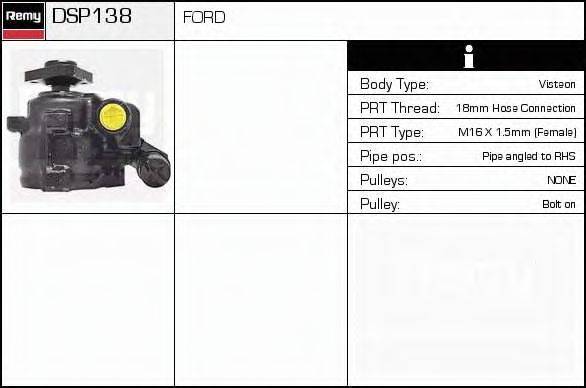 DELCO REMY DSP138 Гідравлічний насос, кермо