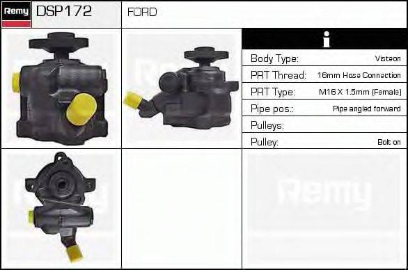 DELCO REMY DSP172 Гідравлічний насос, кермо