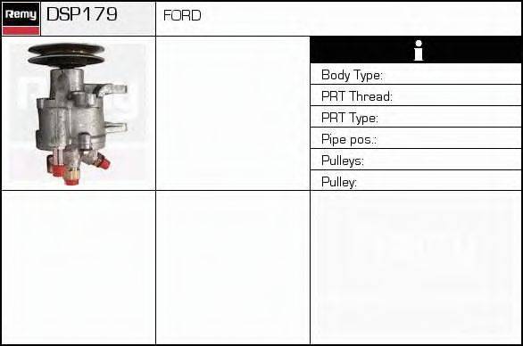 DELCO REMY DSP179 Гідравлічний насос, кермо