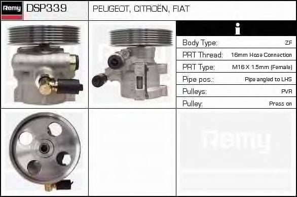 DELCO REMY DSP339 Гідравлічний насос, кермо