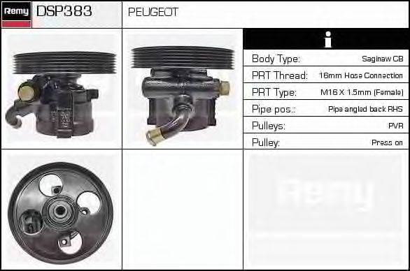 DELCO REMY DSP383 Гідравлічний насос, кермо