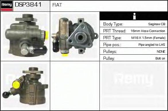 DELCO REMY DSP3841 Гідравлічний насос, кермо