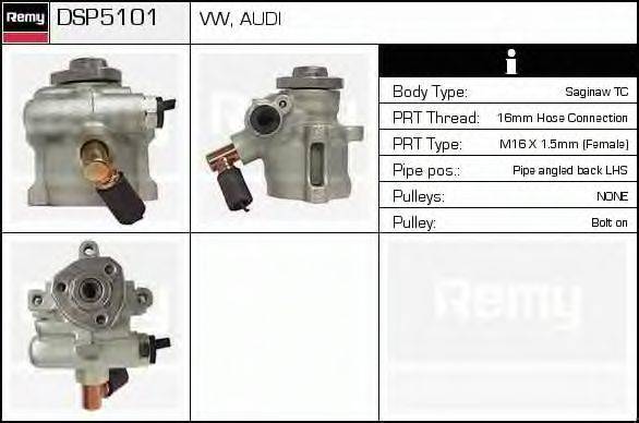 DELCO REMY DSP5101 Гідравлічний насос, кермо