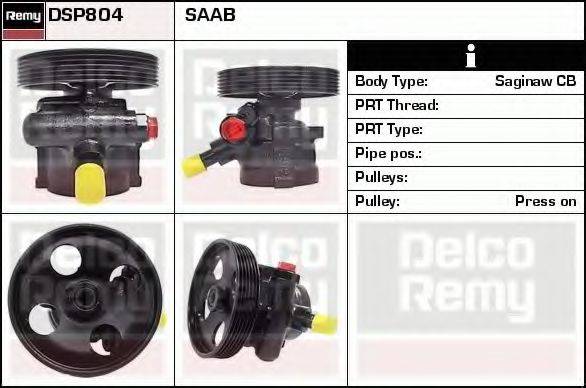 DELCO REMY DSP804 Гідравлічний насос, кермо