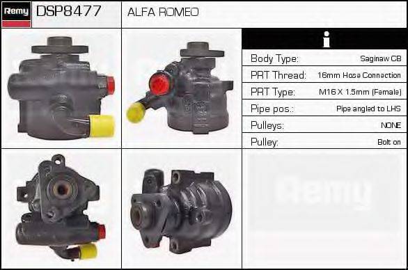 DELCO REMY DSP8477 Гідравлічний насос, кермо