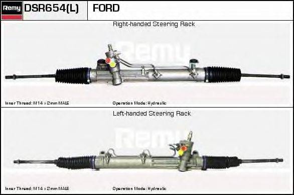 DELCO REMY DSR654L Рульовий механізм