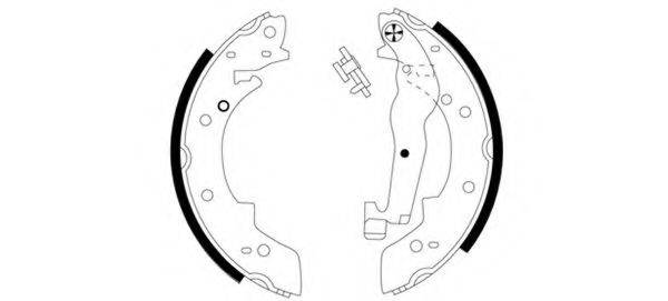 PAGID H8235 Комплект гальмівних колодок