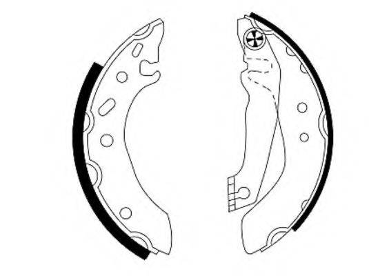 PAGID H8690 Комплект гальмівних колодок