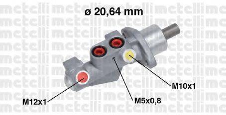 METELLI 050750 головний гальмівний циліндр