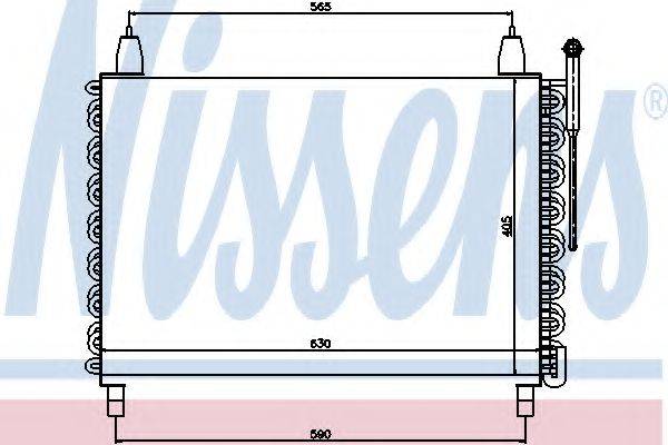 NISSENS 94405 Конденсатор, кондиціонер