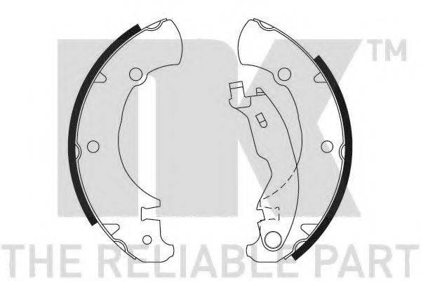 NK 2723625 Комплект гальмівних колодок