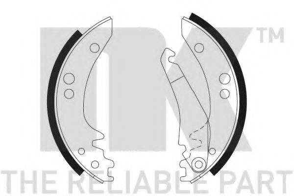 NK 2733656 Комплект гальмівних колодок